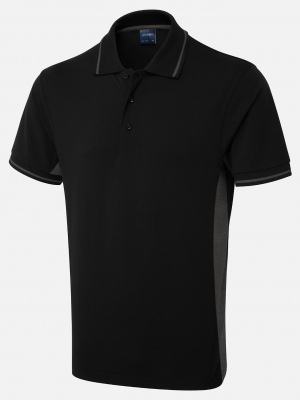 Uneek Two Tone Polo Shirt - Unisex - Sizes XS-4XL