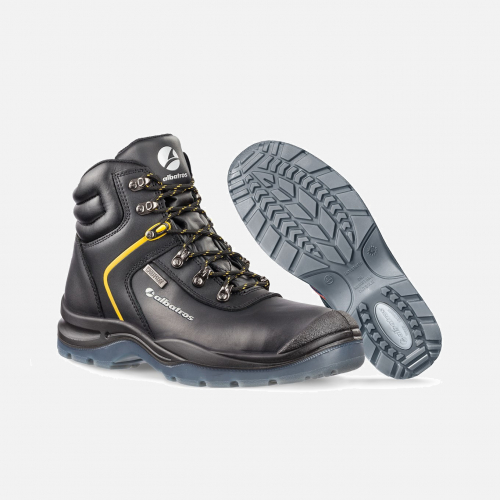 ALBATROS GRAVITY CTX MID S3 WR SRC, SIZE 9 (EU 43) Safety Trainer - Black/Yellow - Mens - Sizes 6-13
