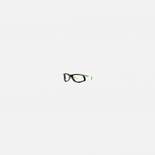 3M Solus CCS Safety Glasses, Lime, Clear Lens