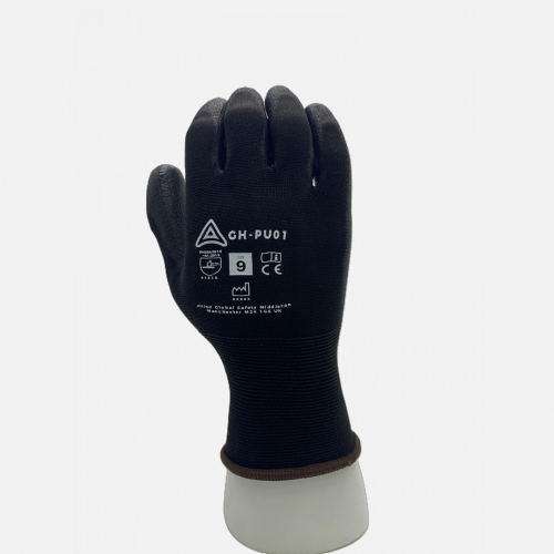 AGS GHPU01 PU Assembly Glove Nylon Liner