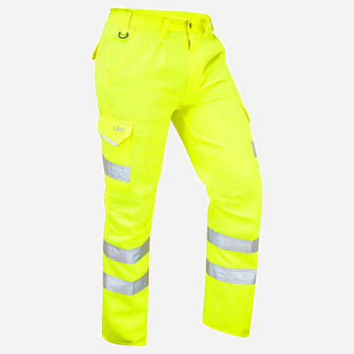 Leo Bideford CT01 Hi-Vis Cargo Trouser - Mens - Sizes 28S-60R