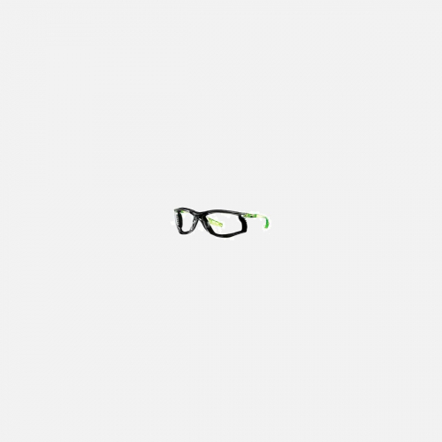 3M Solus CCS Safety Glasses, Lime, Clear Lens - One Size