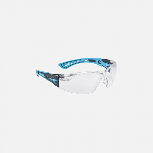 Bolle Rush+ Safety Glasses - Clear/Blue - One Size