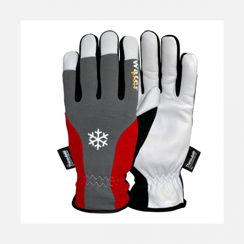 HYP295, Thermal Eco Friendly, Hipora Lined, Leather Palm Cut B Waterproof Recycled Gloves (M-2XL)