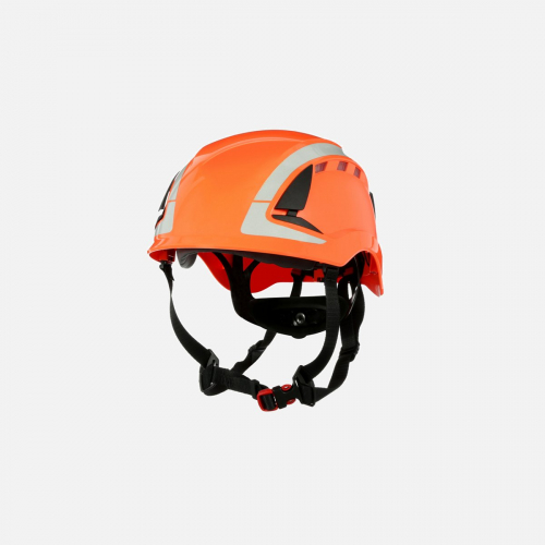 3M SecureFit X5000 Safety Helmet, Vented, Reflective - Orange - One Size