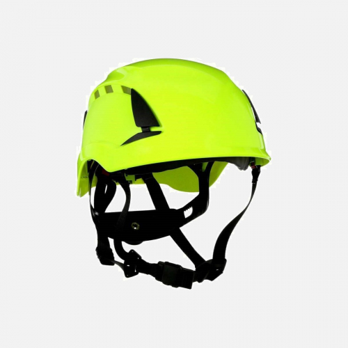 3M SecureFit X5000 Safety Helmet, Vented, 1000V, Hi-Viz Green - Hivis/Green - One Size