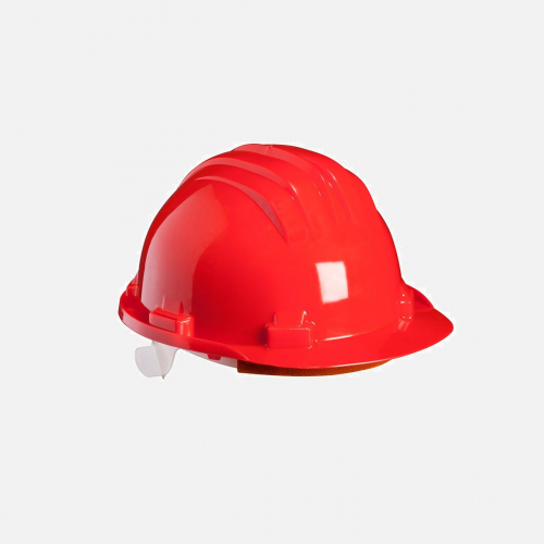 CL5RS - Standard 6 Point Safety Helmet Red - One Size