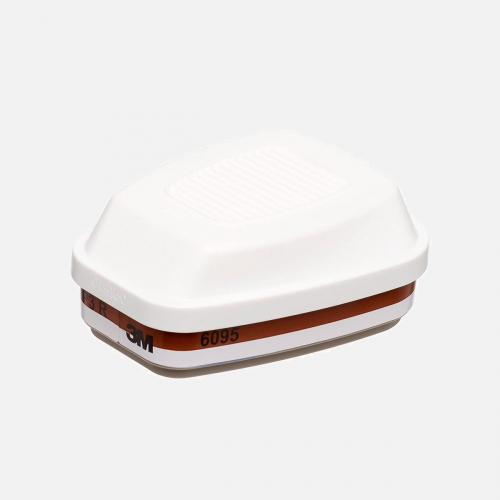 3M 6095 Gas, Vapour and Particulate Filter A2P3 R - White - One Size