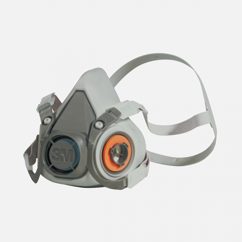 3M 6200 Series (Body Only) Half Mask - Medium Size - Grey - Sizes Large-Small