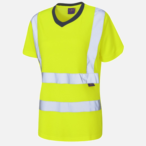 Leo Belstone TL01 Hi-Vis T-Shirt - Ladies - Sizes XS-6XL