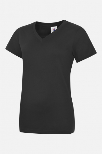 Uneek Ladies Classic V-Neck T-Shirt - Ladies - Sizes XS-2XL