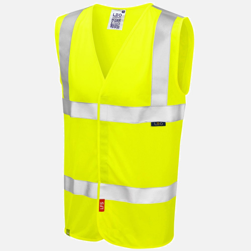 Leo Milford W08 Hi-Vis Waistcoat - Mens - Sizes S-6XL