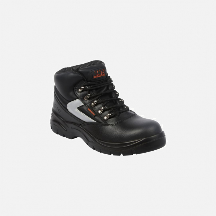 Work Site SS601SM Safety Boot - Black - Size 12