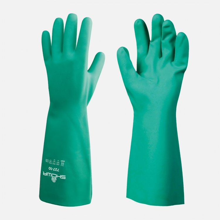 Showa Nitri-Solve 727 Chemical Protection Gloves