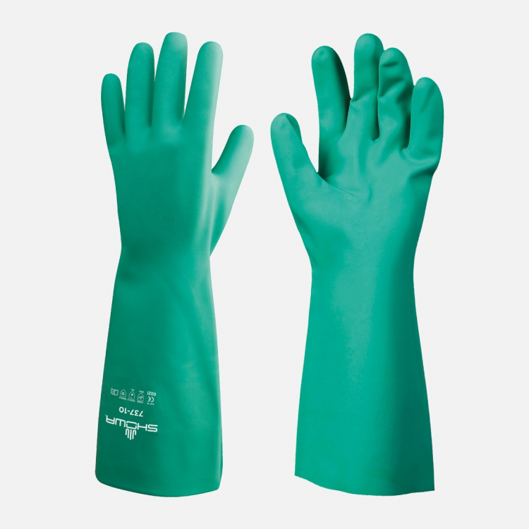 Showa Nitri-Solve 737 Chemical Protection Gloves