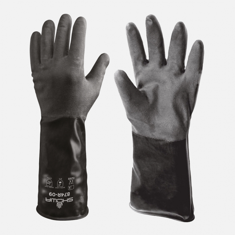 Showa Butyl II 874R Chemical Protection Gloves