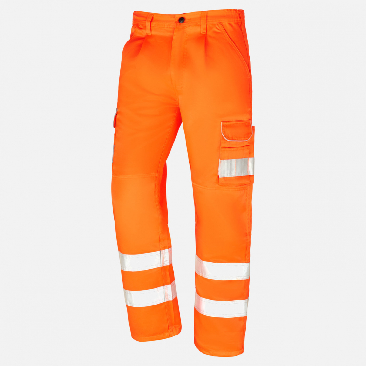 ORN Hi-Vis Condor Cargo Trouser - Hi-Visibility Orange - Unisex - Sizes 28Inch - 52Inch, S - R - T