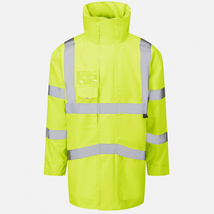 Leo Marwood A03 Hi-Vis Anorak - High-Visibility Yellow - Mens - Sizes S-6XL