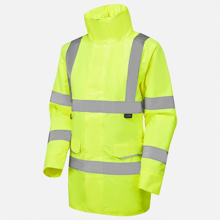 Leo Cheristow AL01 Hi-Vis Anorak - High-Visibility Yellow - Ladies - Sizes 2XS-6XL
