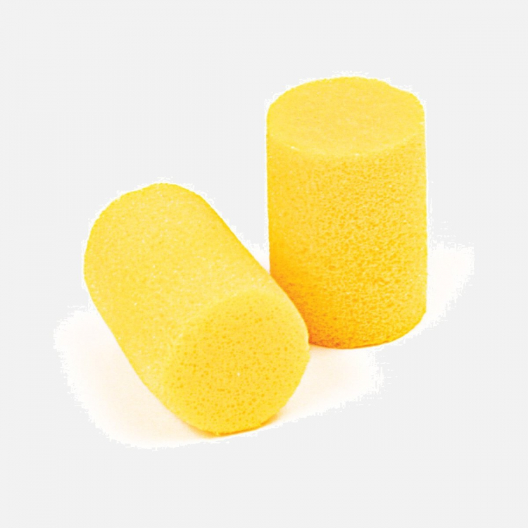 3M E-A-R Classic Earplugs, (5 Pack) FP-01-000 31 dB, Uncorded Ear Plugs - Yellow - One Size