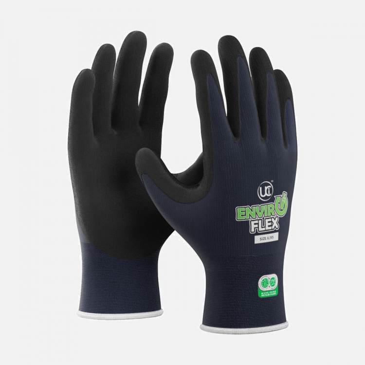 Enviroflex Recycled Impact Resistant Gloves - Blue (S-2XL)