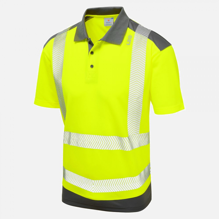 Leo Peppercombe P14 Hi-Vis Polo Shirt - Mens - Sizes S-6XL