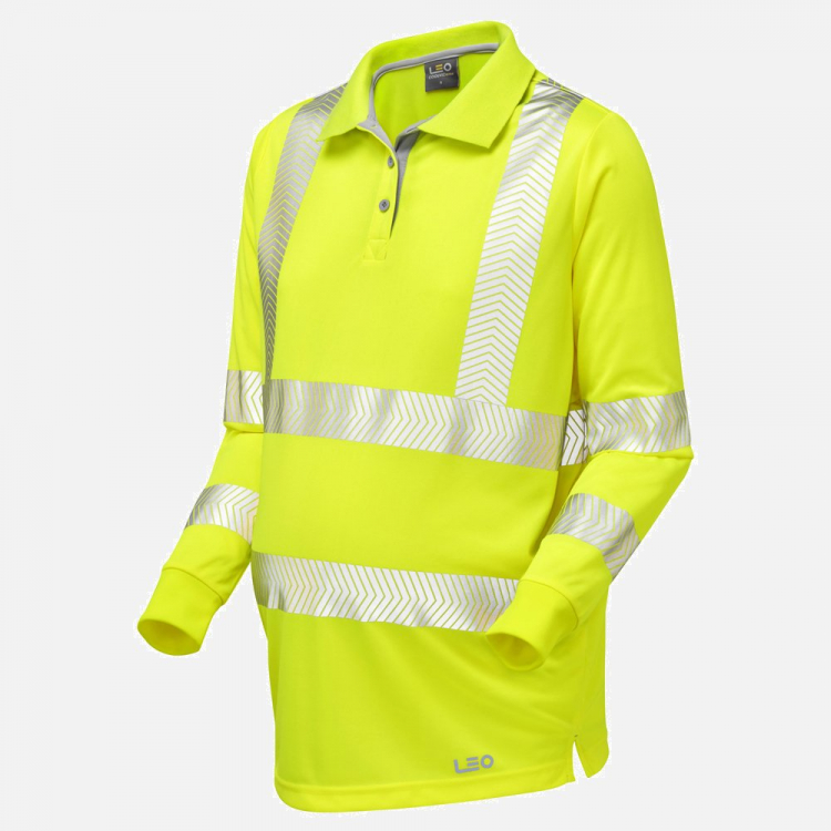 Leo Yarnacott PM08 Hi-Vis Polo Shirt - Ladies - Sizes S-2XL