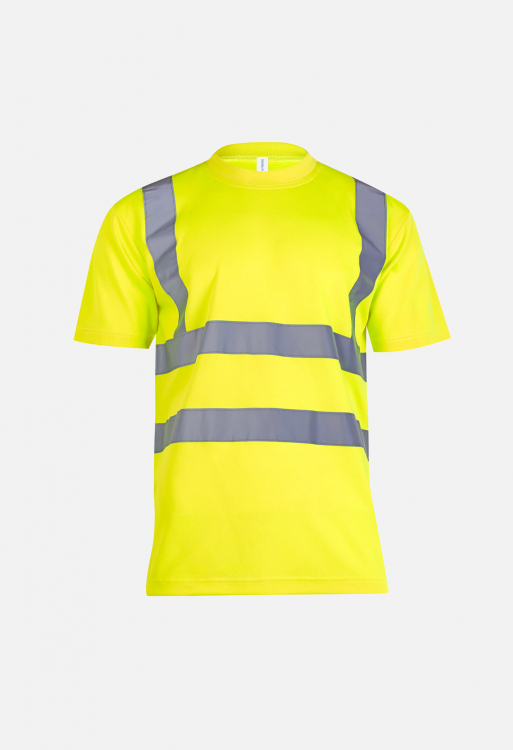 Uneek Hi Vis Short Sleeve T-Shirt - Unisex - Sizes S-5XL