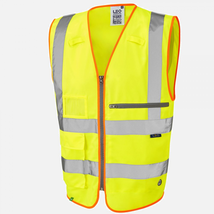 Leo Foreland W24 Hi-Vis Waistcoat - Mens - Sizes S-4XL